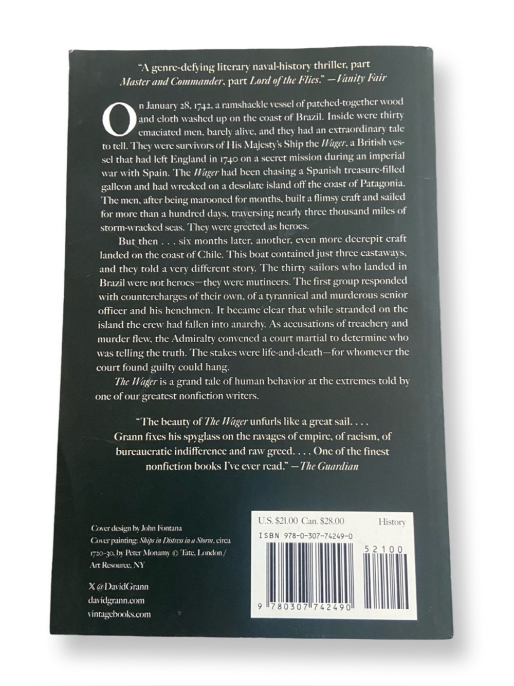 New The Wager Book - Picture 2 of 4